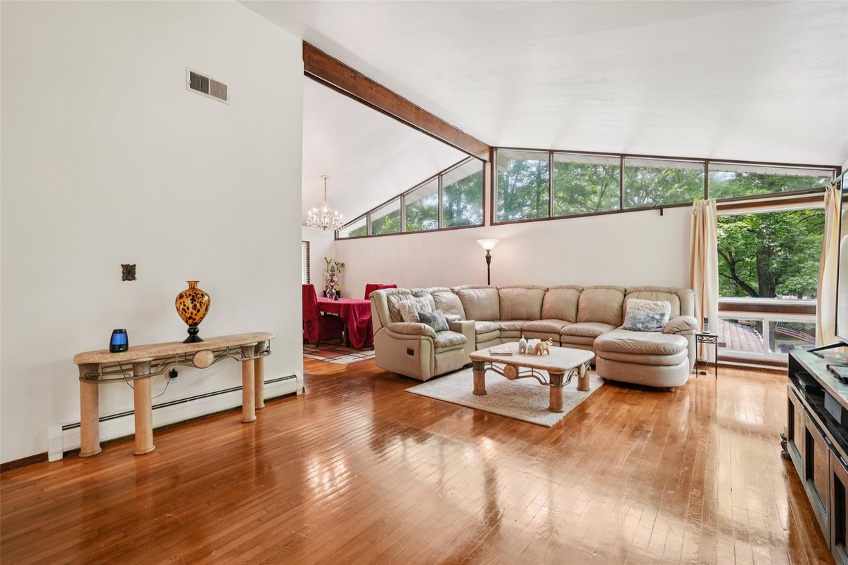 Chandelier, Interior, Living room, Wood Texture Flooring