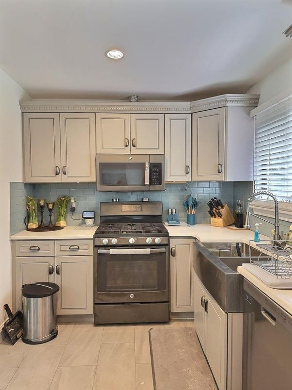 Interior, Kitchen, Recessed Lighting, Stainless Steel Appliances