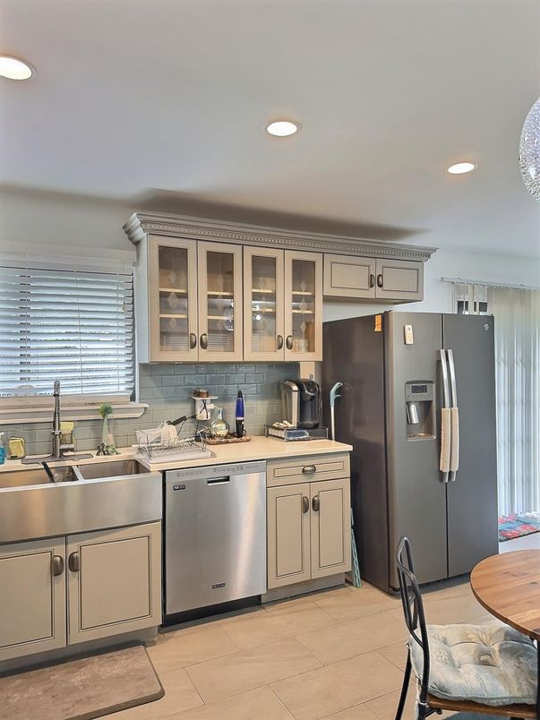 Interior, Kitchen, Recessed Lighting, Stainless Steel Appliances