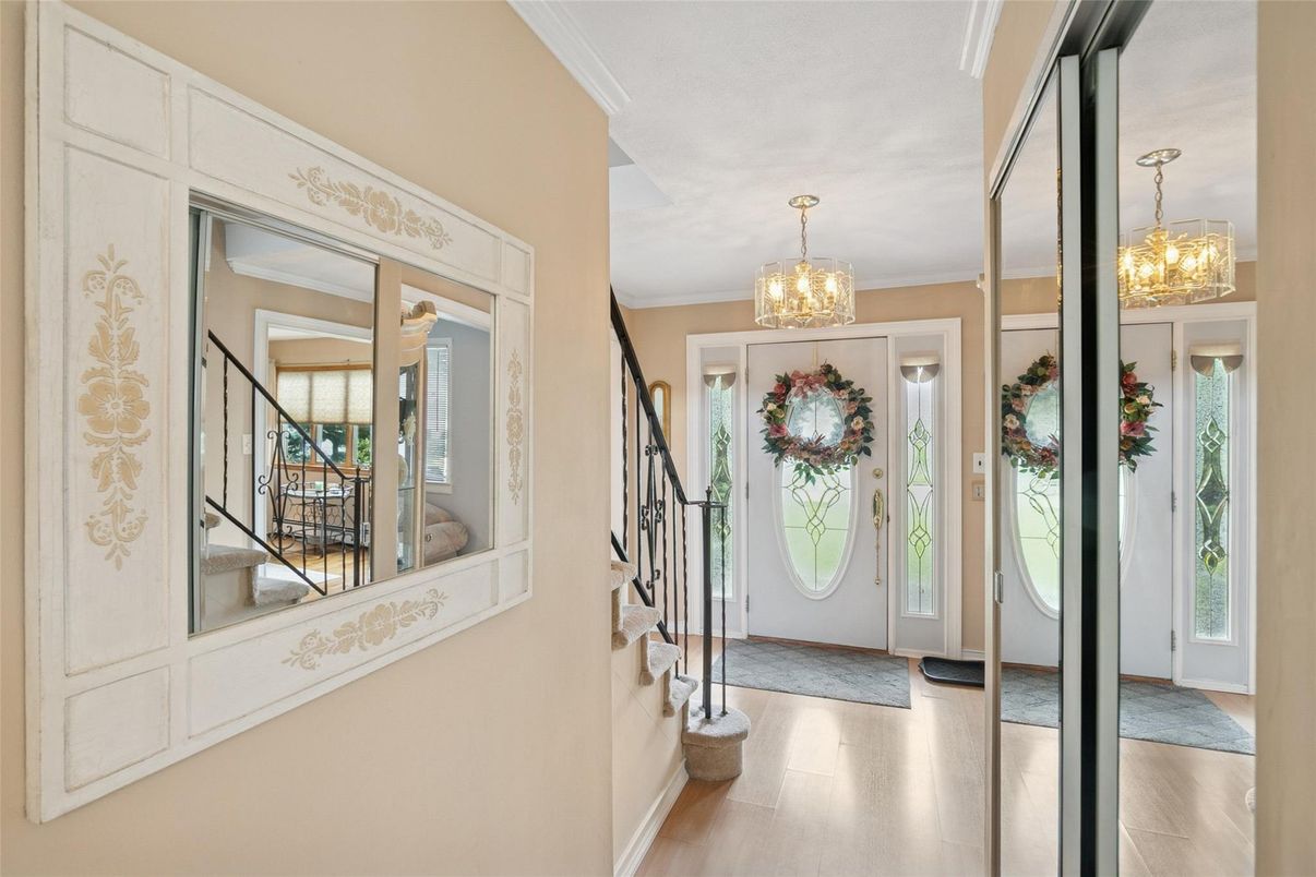 Chandelier, Interior, Wood Texture Flooring