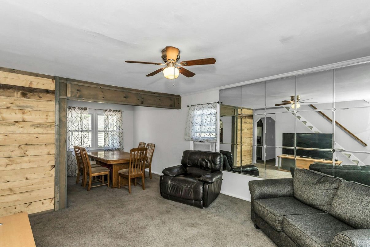 Dining room, Interior, Wooden Walls