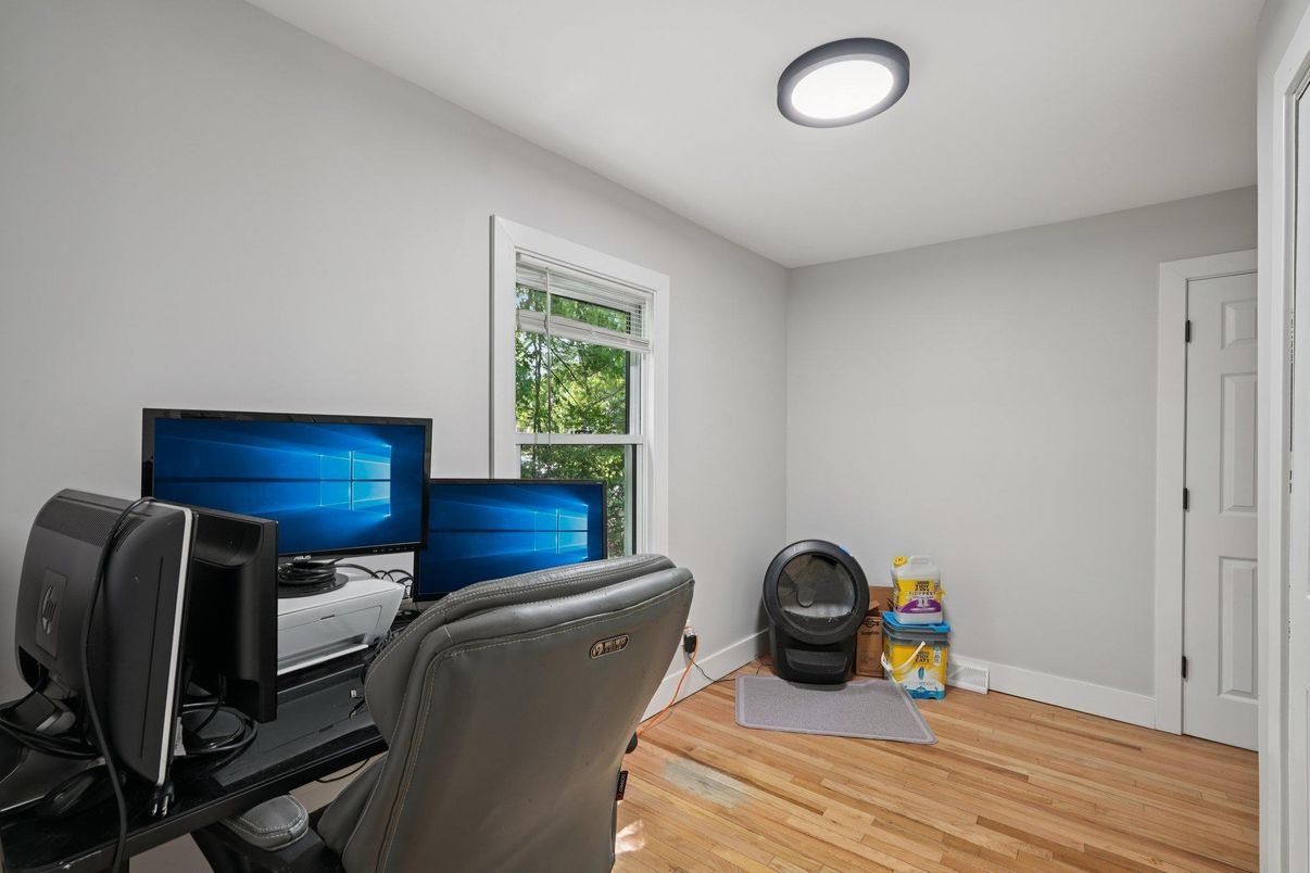 Home Office, Interior, Wood Texture Flooring
