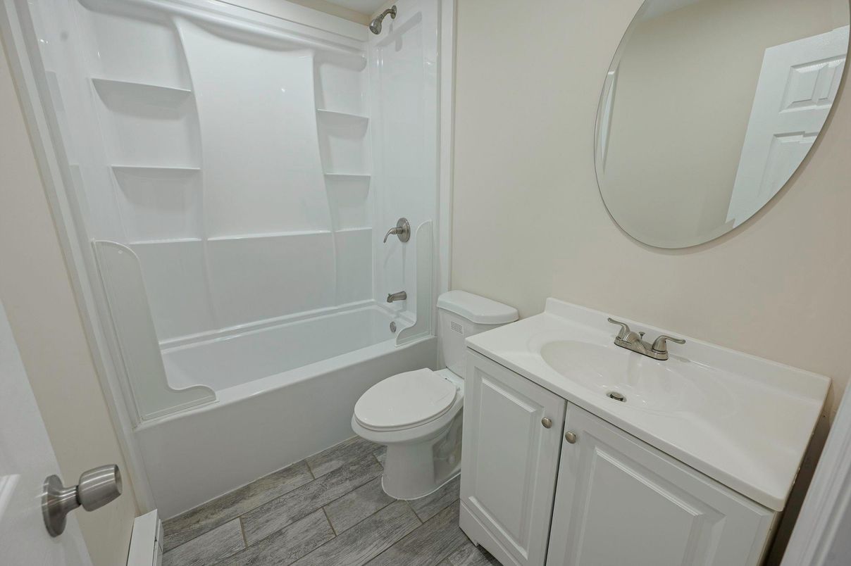 Bathroom, Interior, Wood Texture Flooring