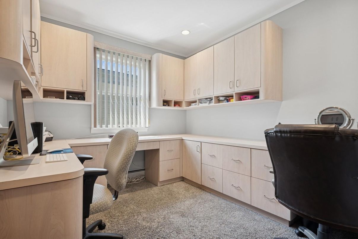 Home Office, Interior, Recessed Lighting