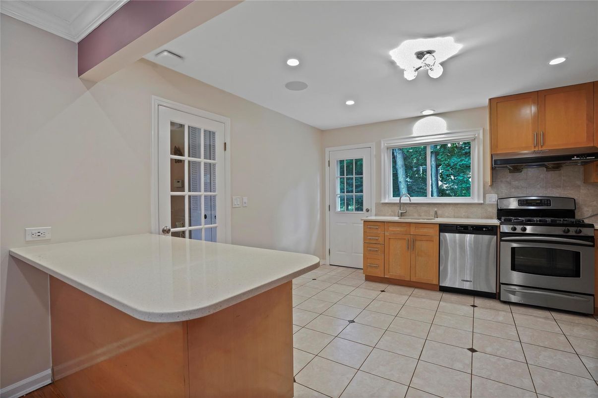 Interior, Kitchen, Recessed Lighting, Stainless Steel Appliances