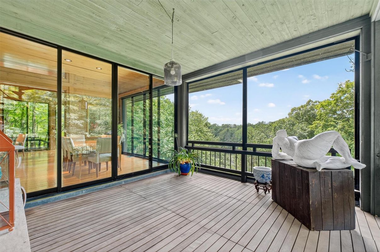 Interior, Sun Room, Wood Texture Flooring