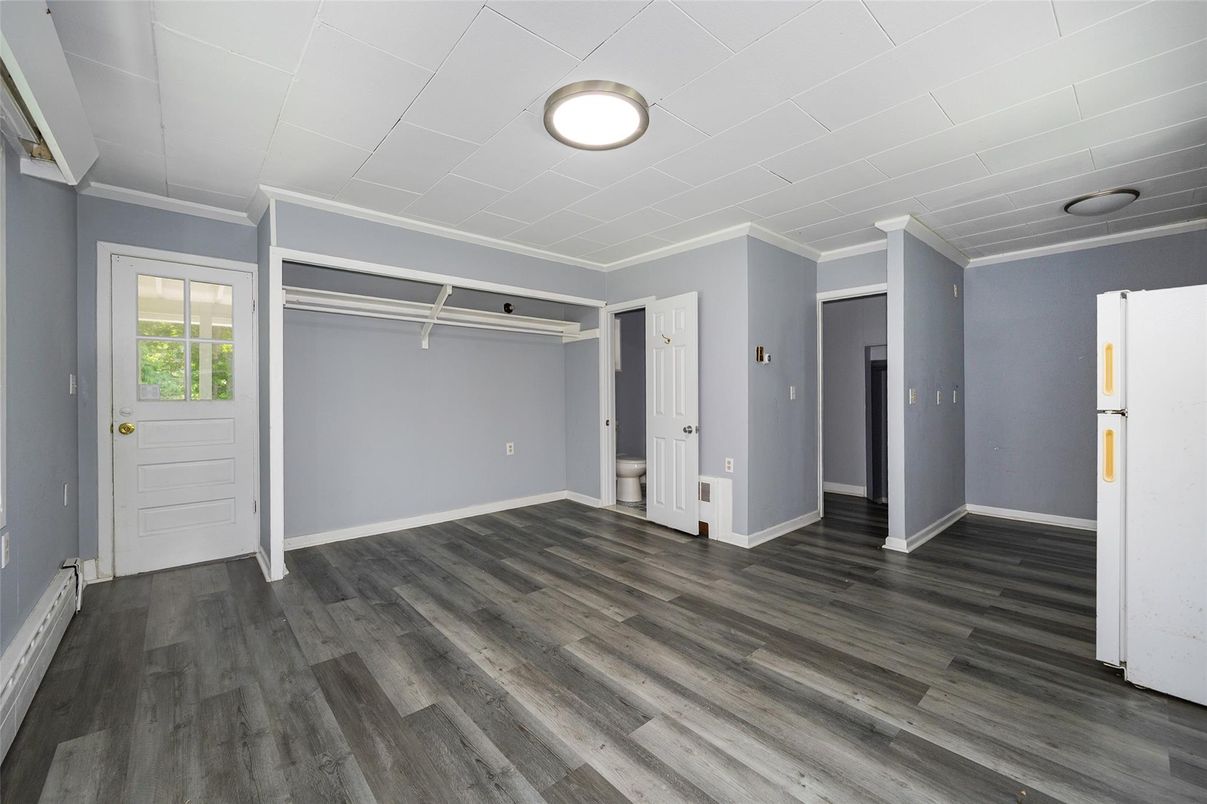 Empty room, Interior, Wood Texture Flooring