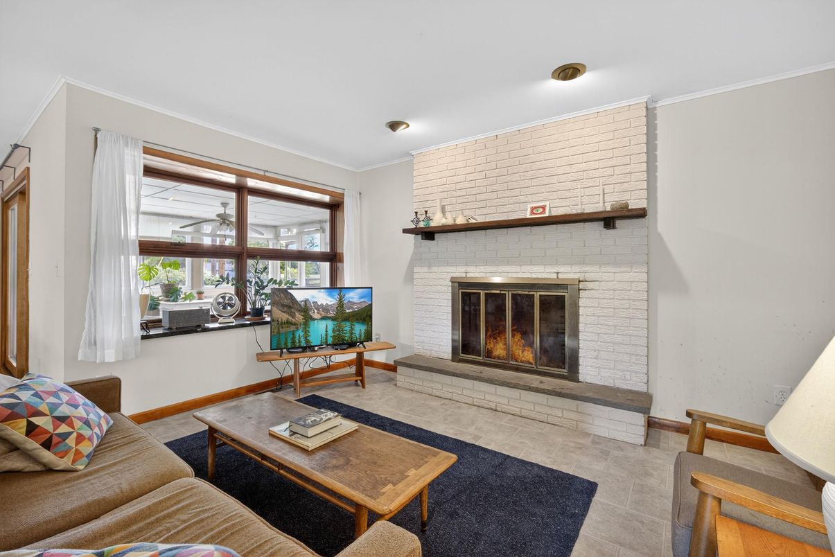 Fireplace, Interior, Living room, Stone Walls