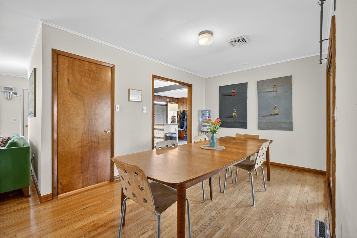 Dining room, Interior, Wood Texture Flooring