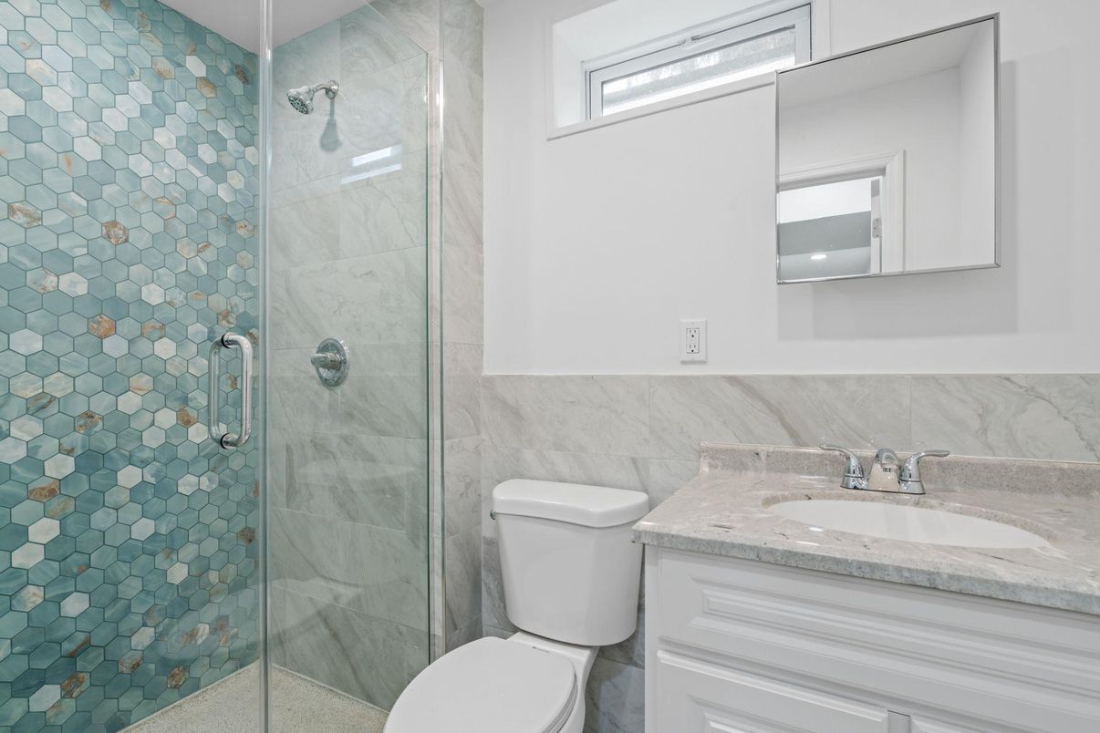 Bathroom, Glass Shower, Interior