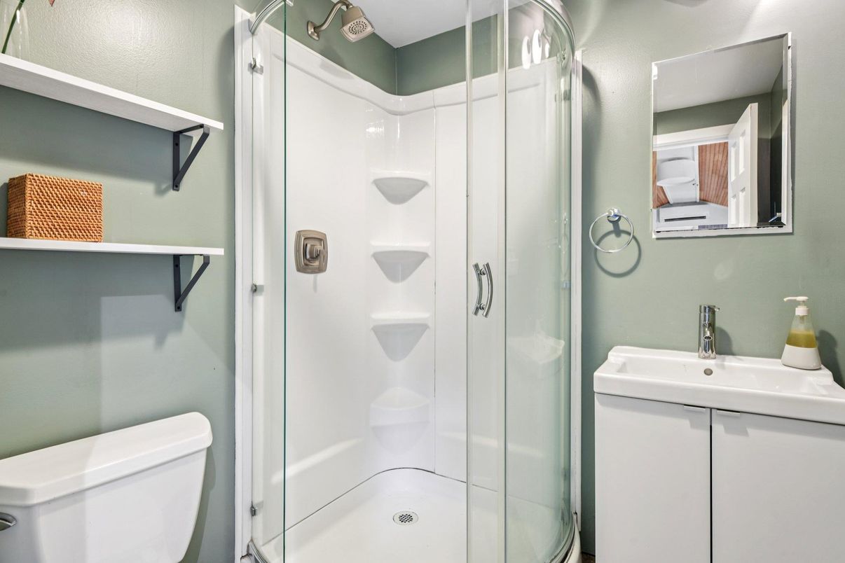 Bathroom, Glass Shower, Interior