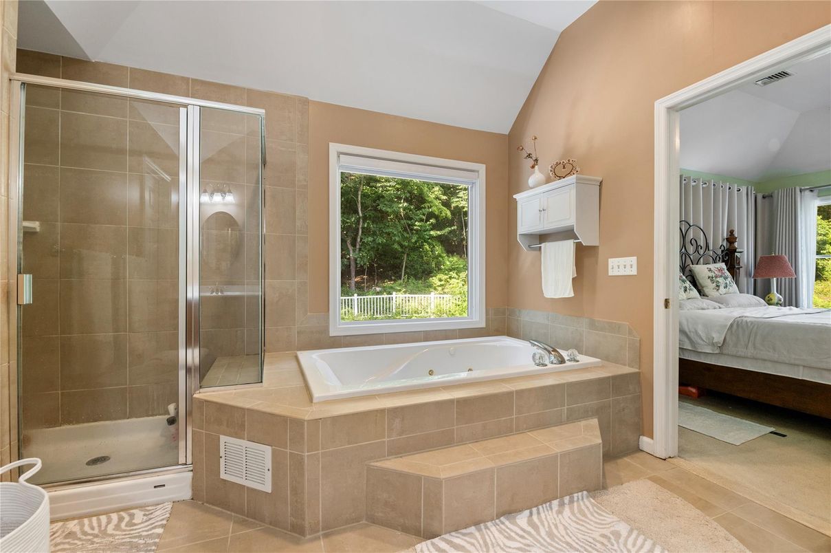 Bathroom, Bedroom, Glass Shower, Interior