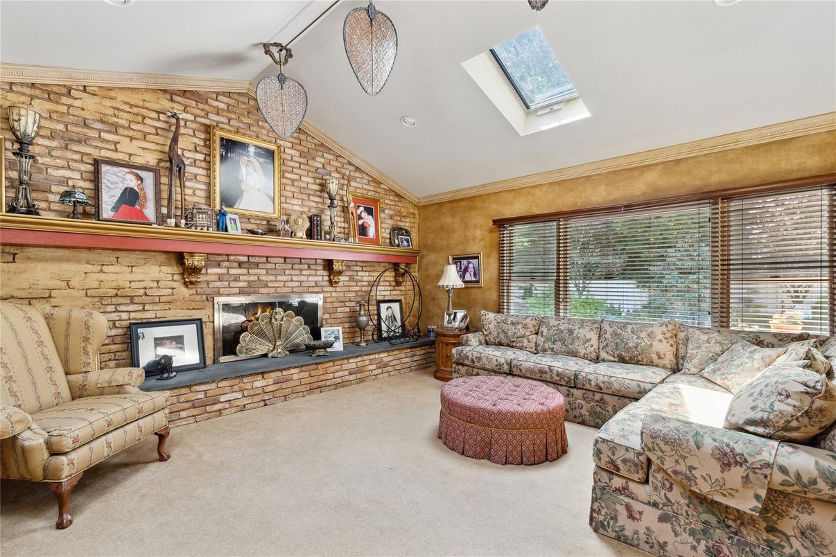 Fireplace, Interior, Living room, Stone Walls