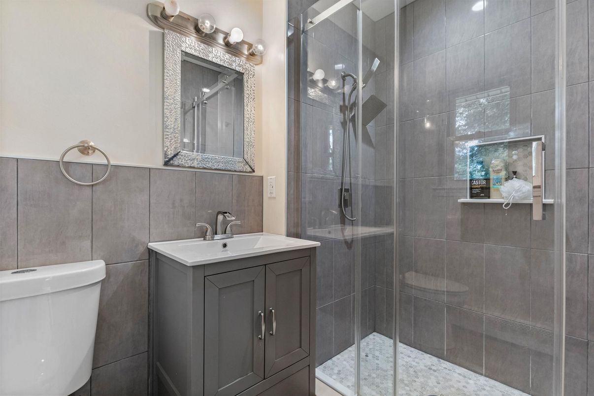 Bathroom, Free Standing Baths, Glass Shower, Interior