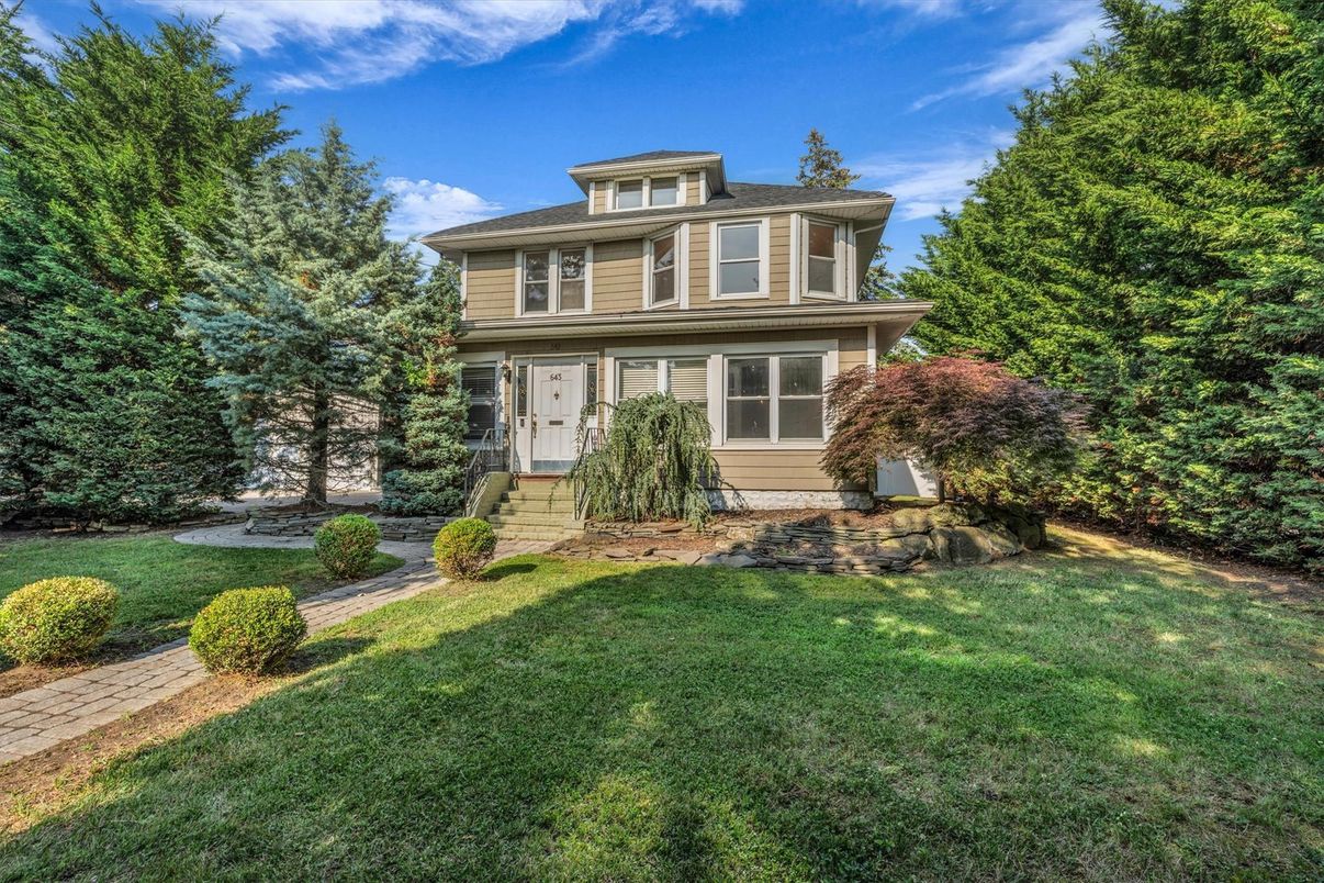 Backyard, Exterior, Facade, American Foursquare
