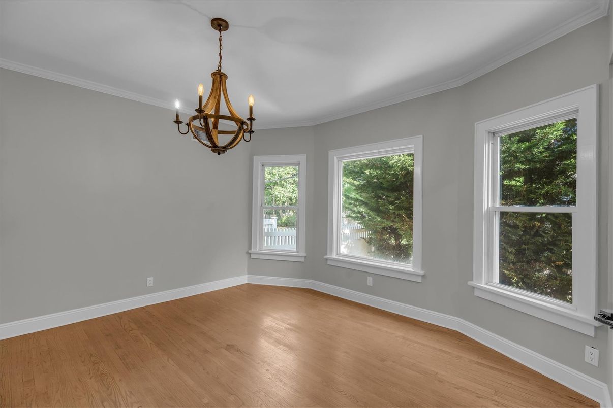 Chandelier, Empty room, Interior, Wood Texture Flooring