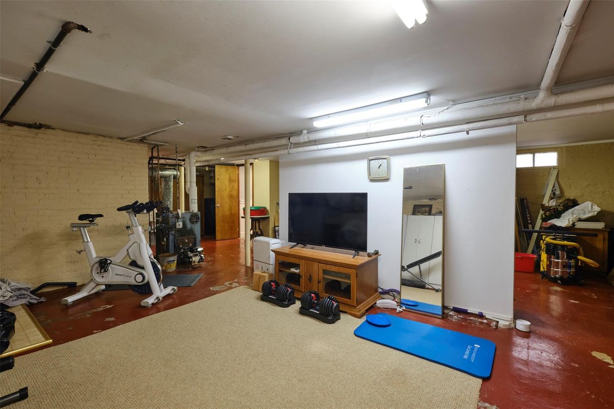 Fitness Equipment, Interior, Stone Walls