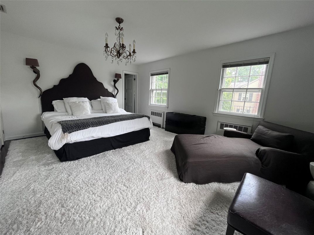 Bedroom, Chandelier, Interior