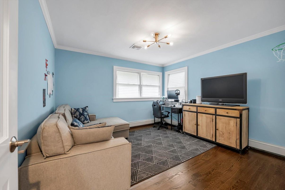 Home Office, Interior, Wood Texture Flooring