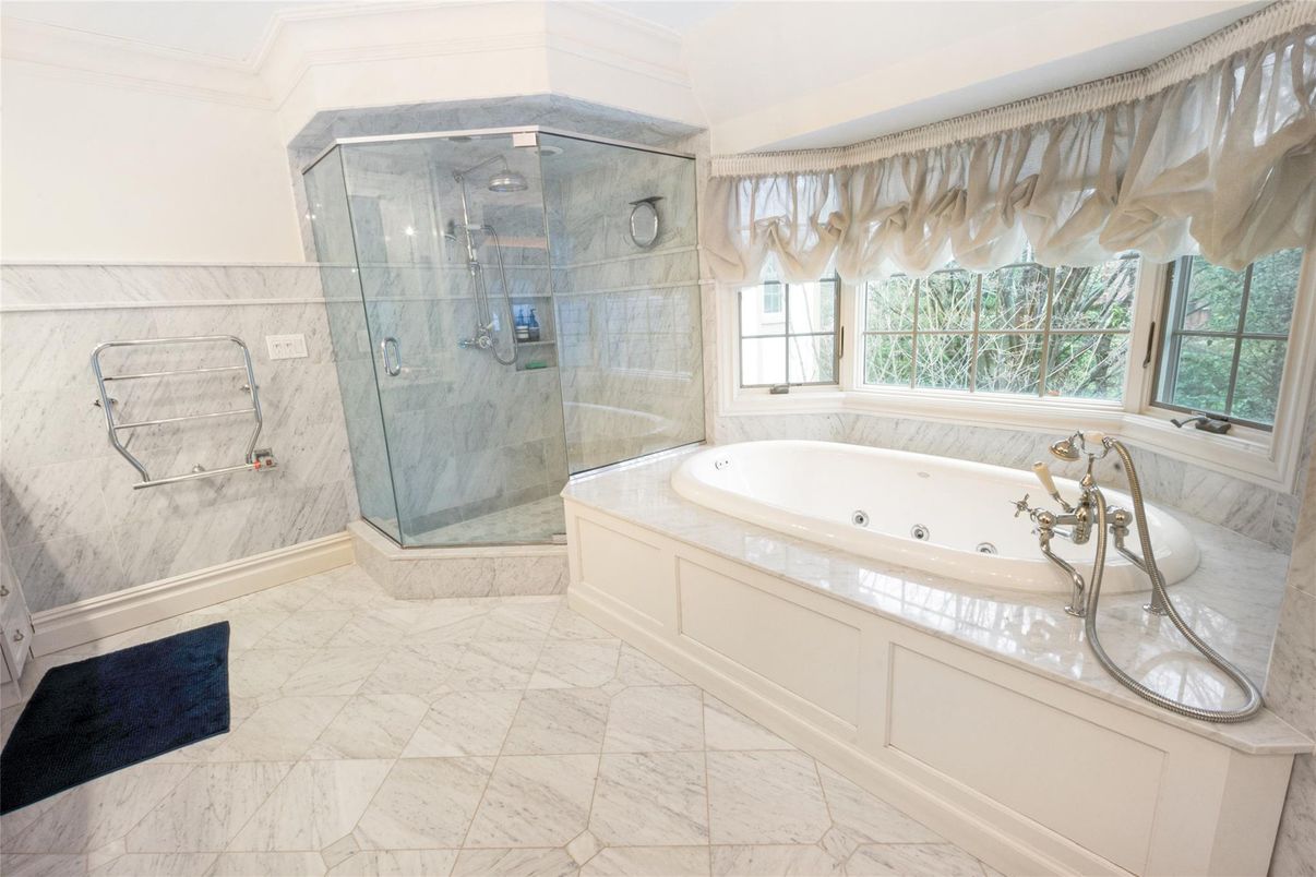 Bathroom, Glass Shower, Interior, Marble, Marble Walls