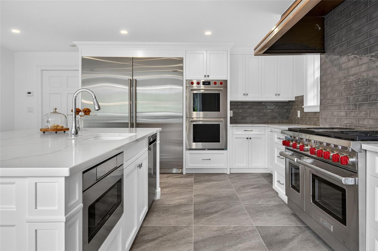 Interior, Kitchen, Recessed Lighting, Stainless Steel Appliances