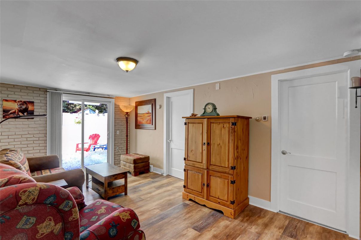 Interior, Stone Walls, Wood Texture Flooring