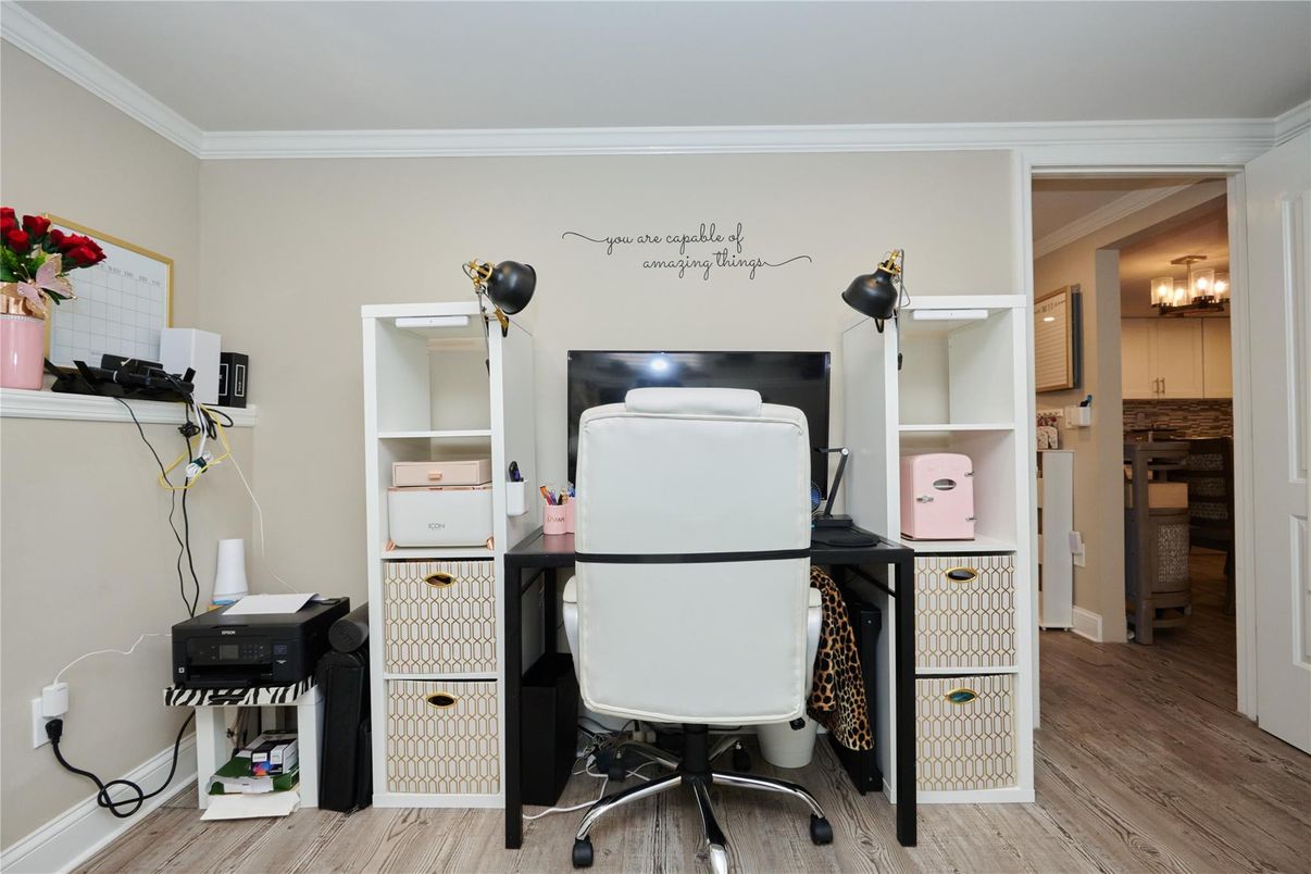 Home Office, Interior, Wood Texture Flooring