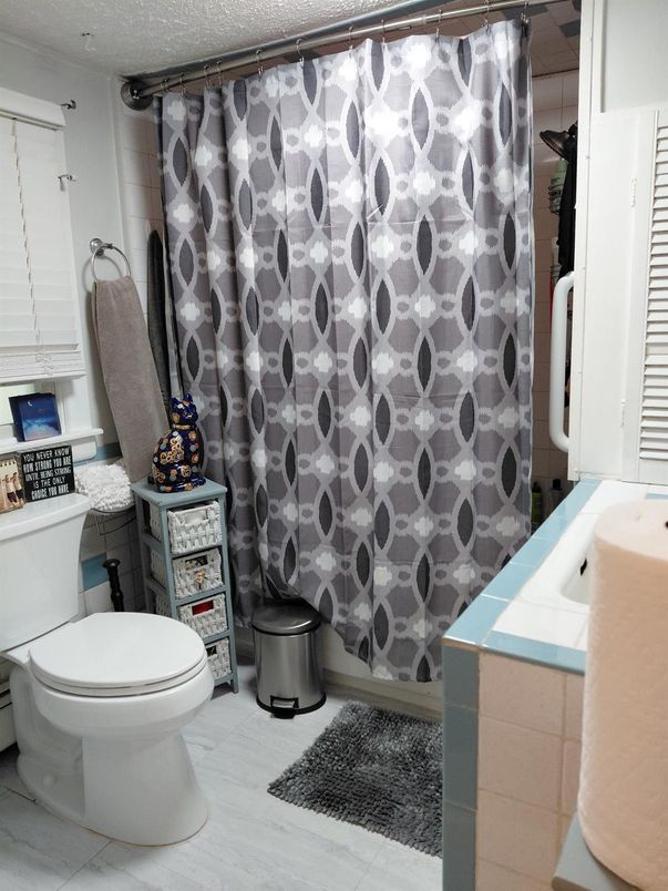 Bathroom, Interior, Wood Texture Flooring
