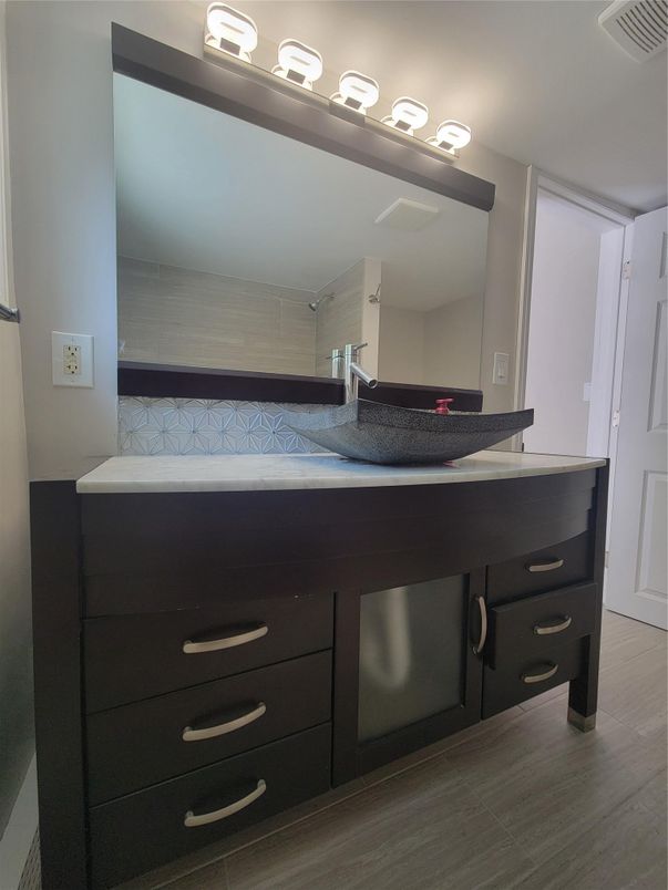 Bathroom, Interior, Wood Texture Flooring