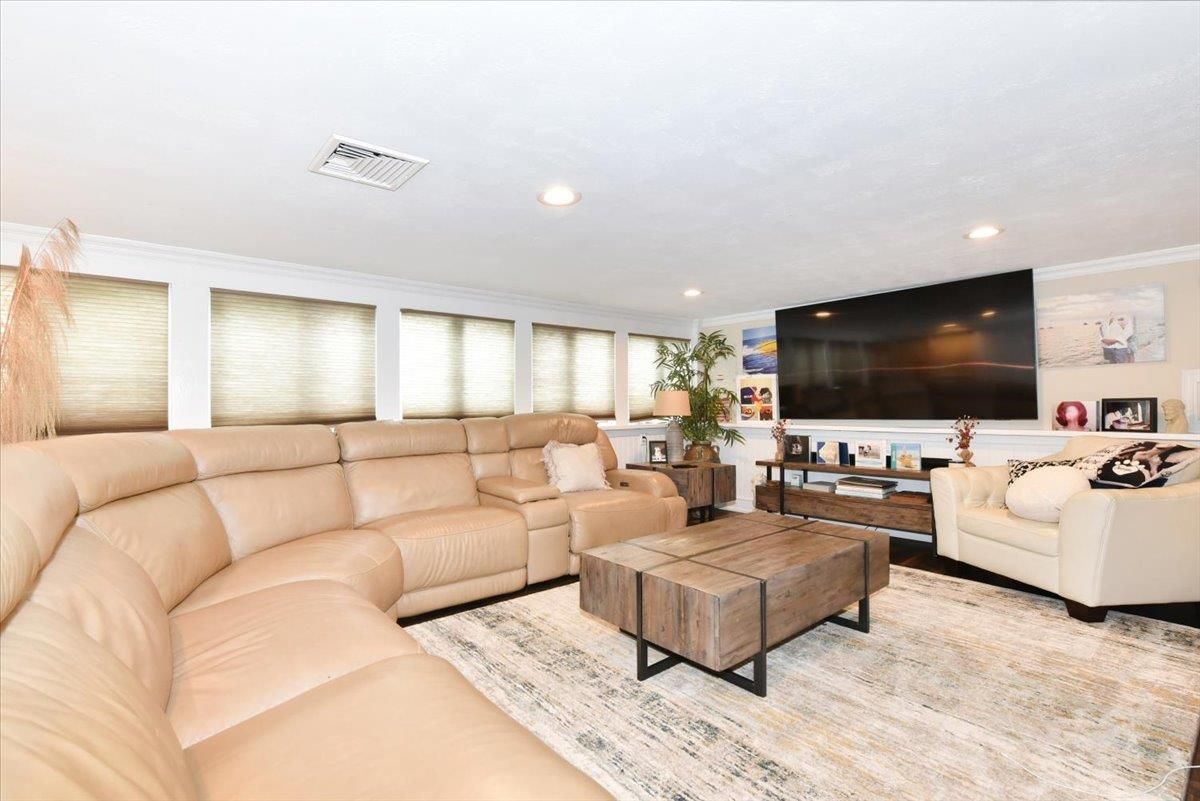 Interior, Living room, Recessed Lighting