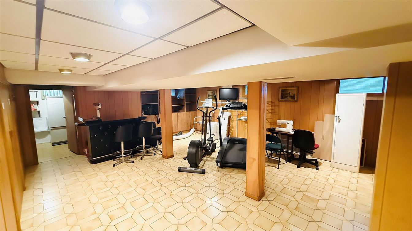 Home Office, Interior, Wooden Walls