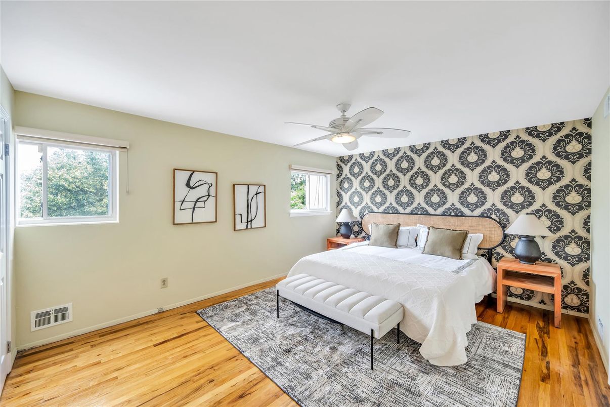 Bedroom, Interior, Wood Texture Flooring