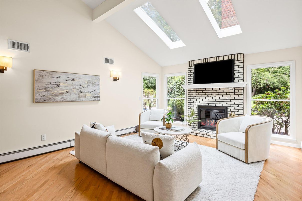 Fireplace, Interior, Living room, Wood Texture Flooring