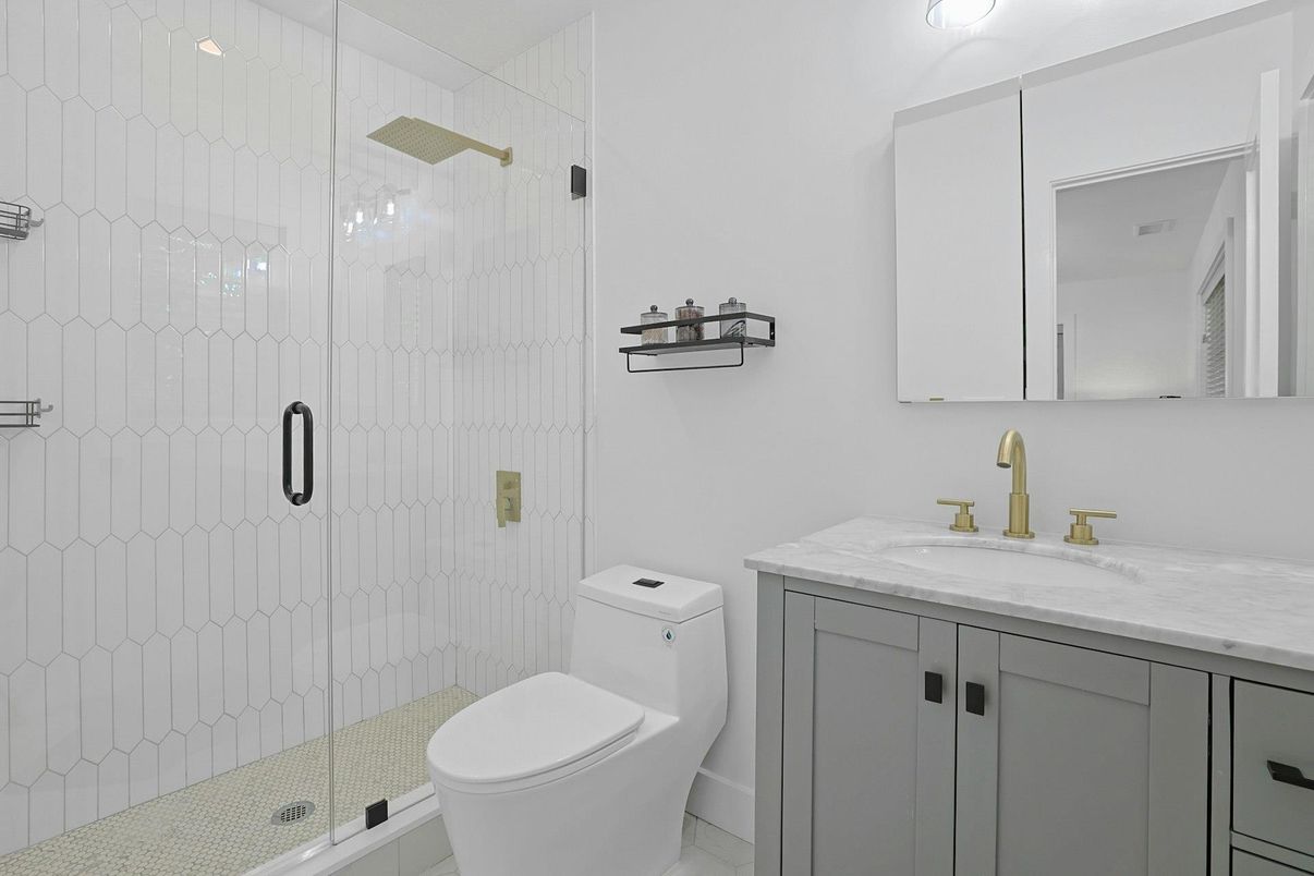 Bathroom, Glass Shower, Interior