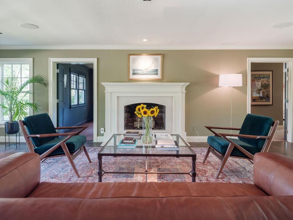 Fireplace, Interior, Living room, Recessed Lighting