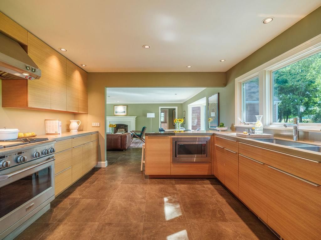 Interior, Kitchen, Recessed Lighting, Stainless Steel Appliances