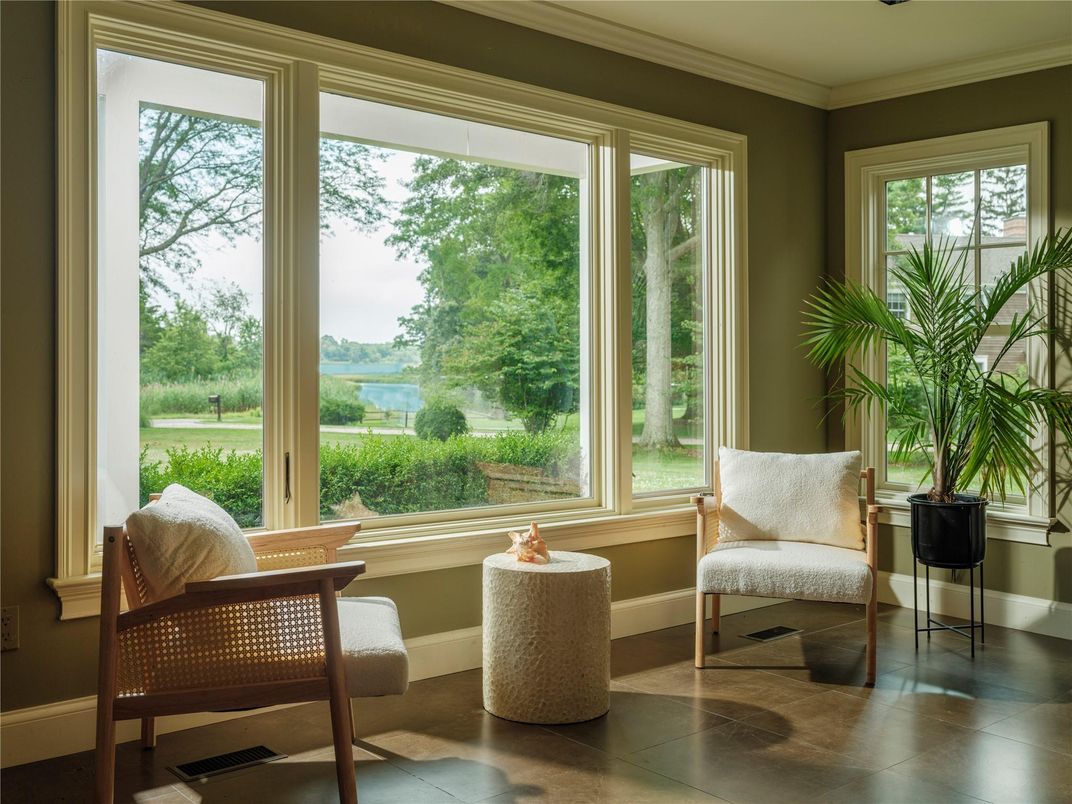 Interior, Sun Room, Wood Texture Flooring