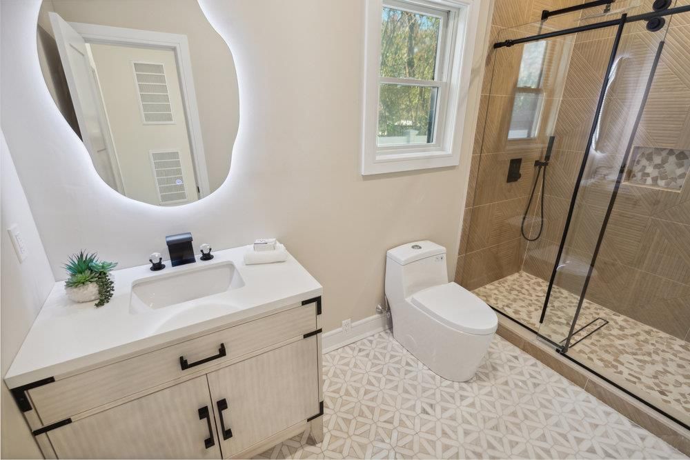 Bathroom, Glass Shower, Interior