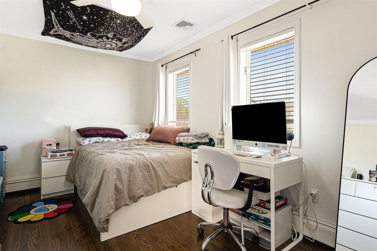 Bedroom, Home Office, Interior, Wood Texture Flooring