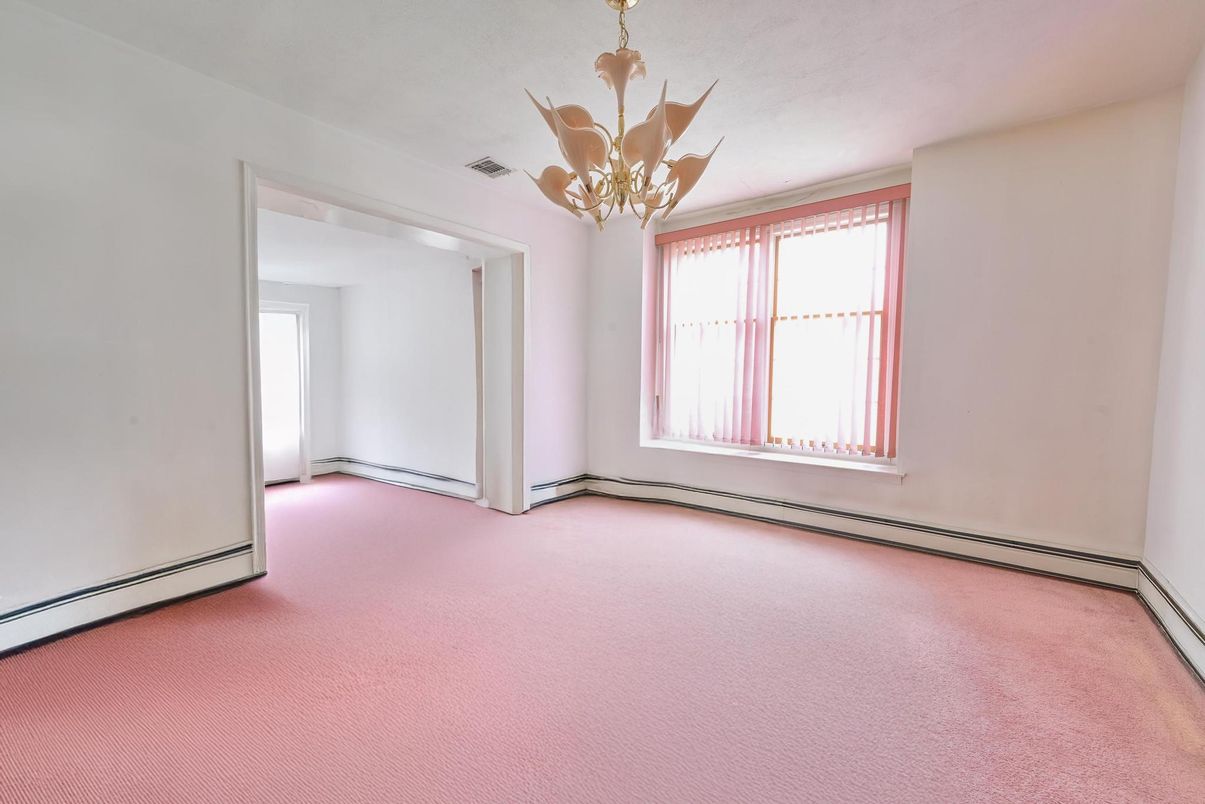 Chandelier, Empty room, Interior