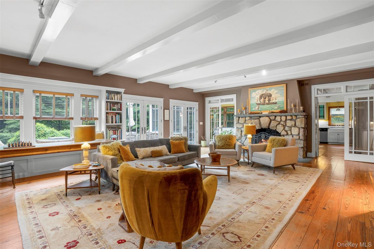 Fireplace, Interior, Living room, Wood Texture Flooring