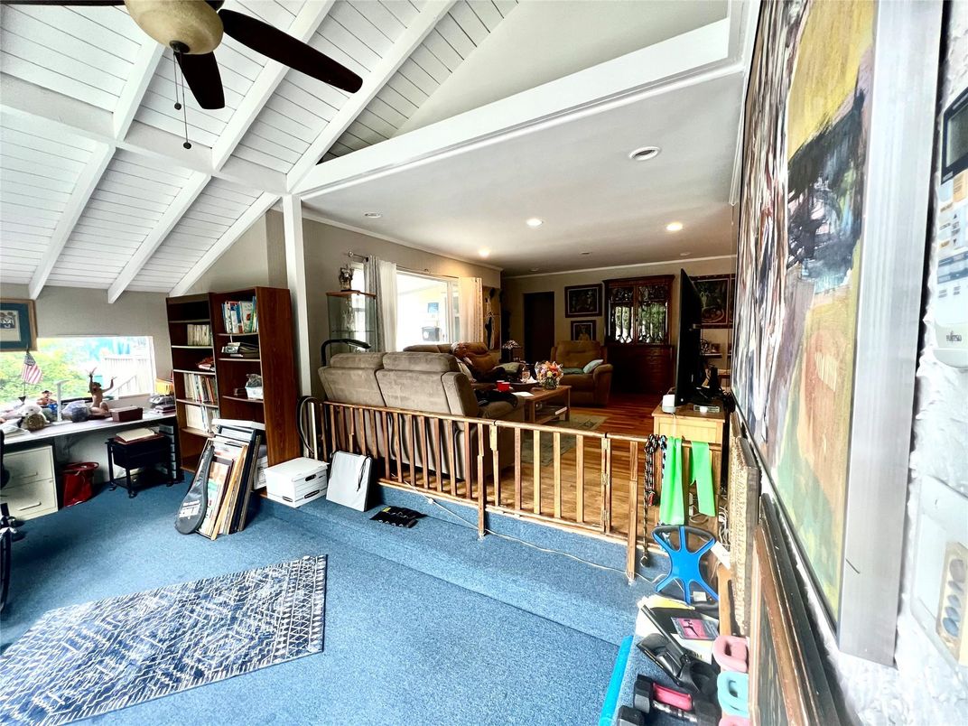 Interior, Living room, Recessed Lighting