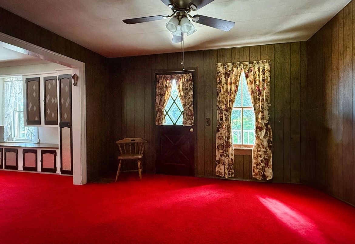 Empty room, Interior, Wooden Walls