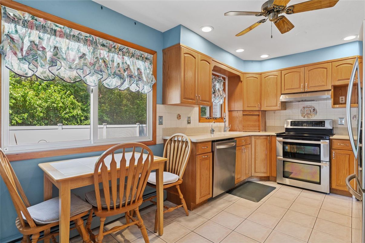 Interior, Kitchen, Recessed Lighting, Stainless Steel Appliances
