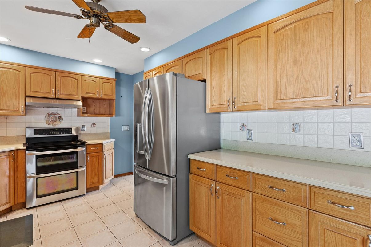 Interior, Kitchen, Recessed Lighting, Stainless Steel Appliances