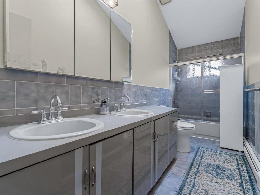 Bathroom, Dual Sink Vanities, Glass Shower, Interior