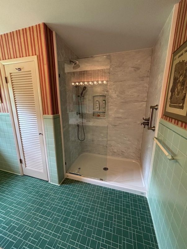 Bathroom, Glass Shower, Interior
