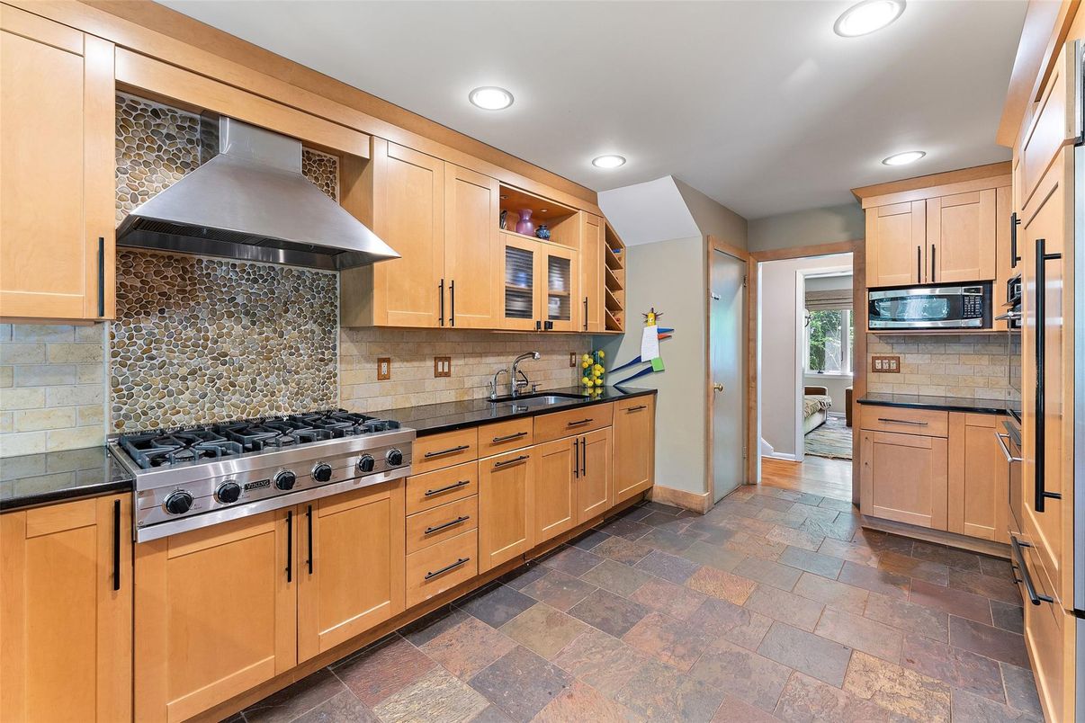 Interior, Kitchen, Recessed Lighting, Stainless Steel Appliances