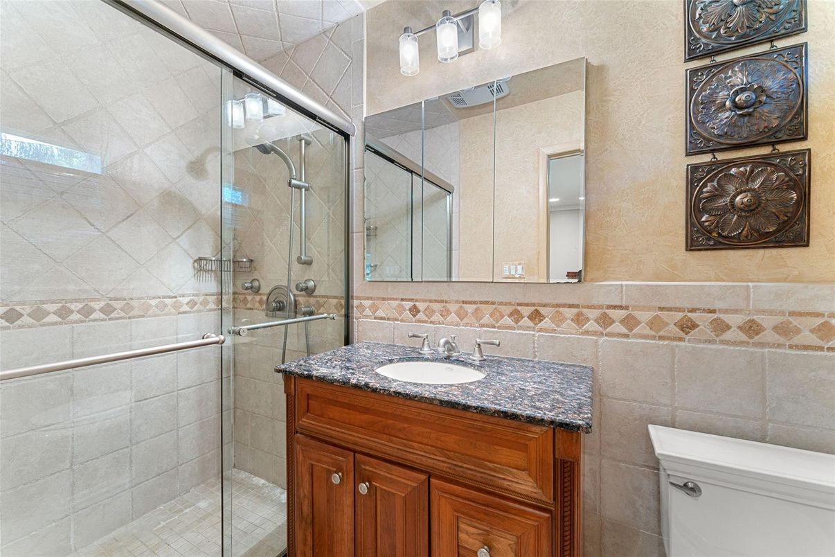 Bathroom, Glass Shower, Interior