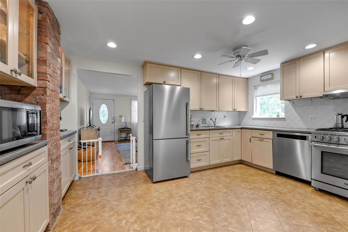 Interior, Kitchen, Recessed Lighting, Stainless Steel Appliances